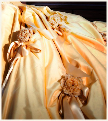 Brocade silk corseted wedding dress - Baroque Couture, Derbyshire