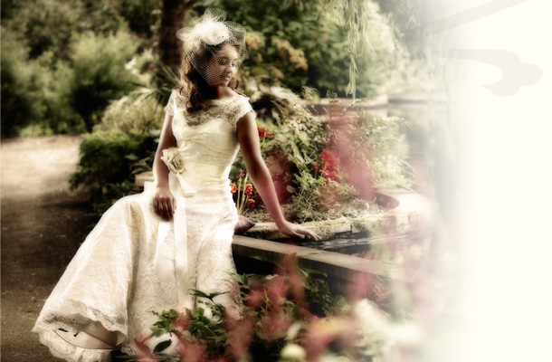 50's inspired wedding dress